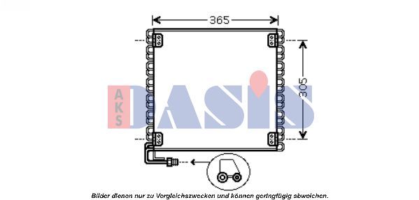 AKS DASIS Lauhdutin, ilmastointilaite 072019N